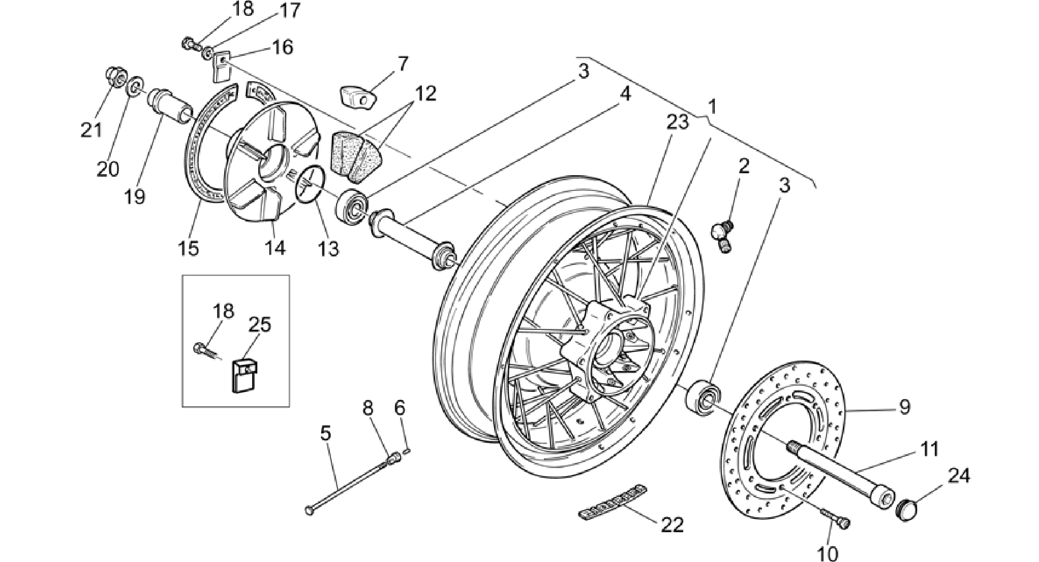 Rear wheel