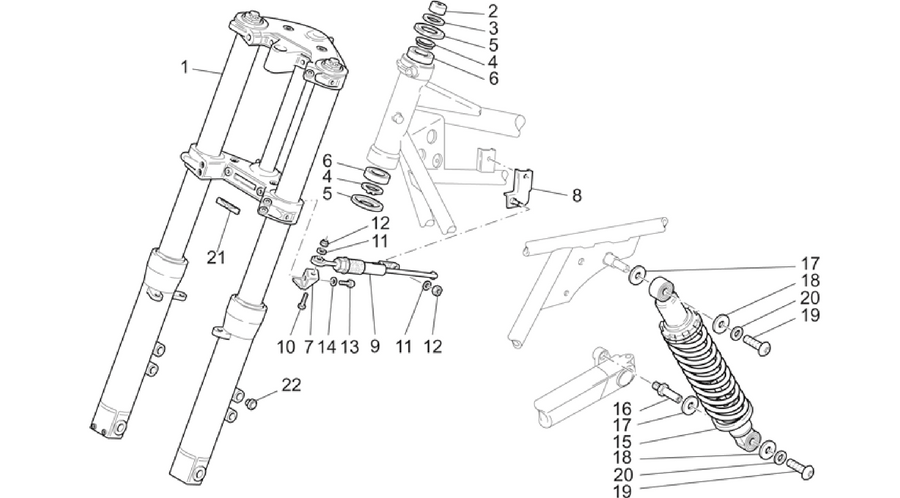 F.fork-R.shock absorber