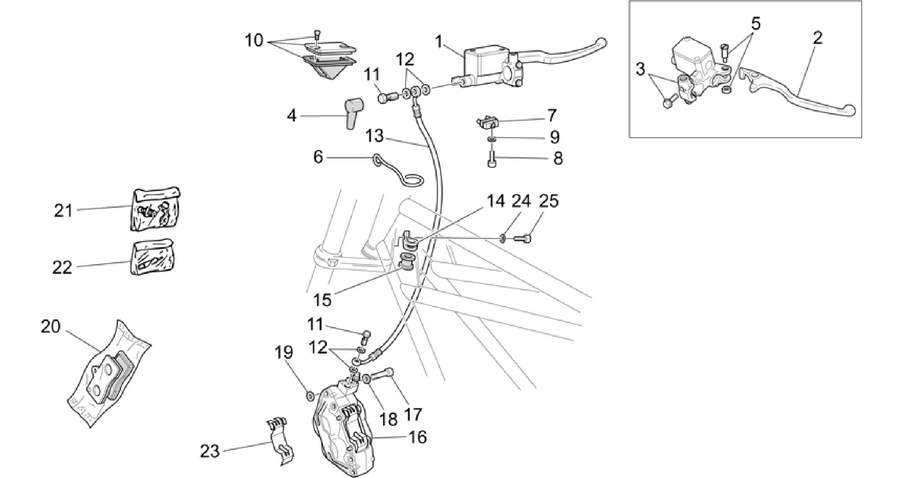 Front brake system