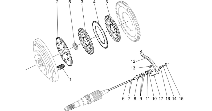 Double-plate clutch 2nd series