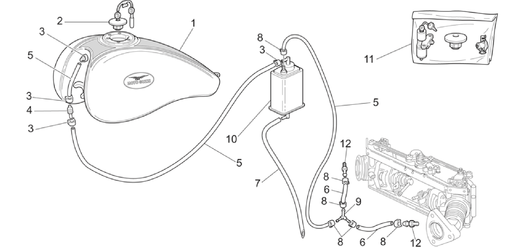 Fuel vapour recover system