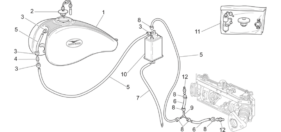 Fuel vapour recover system