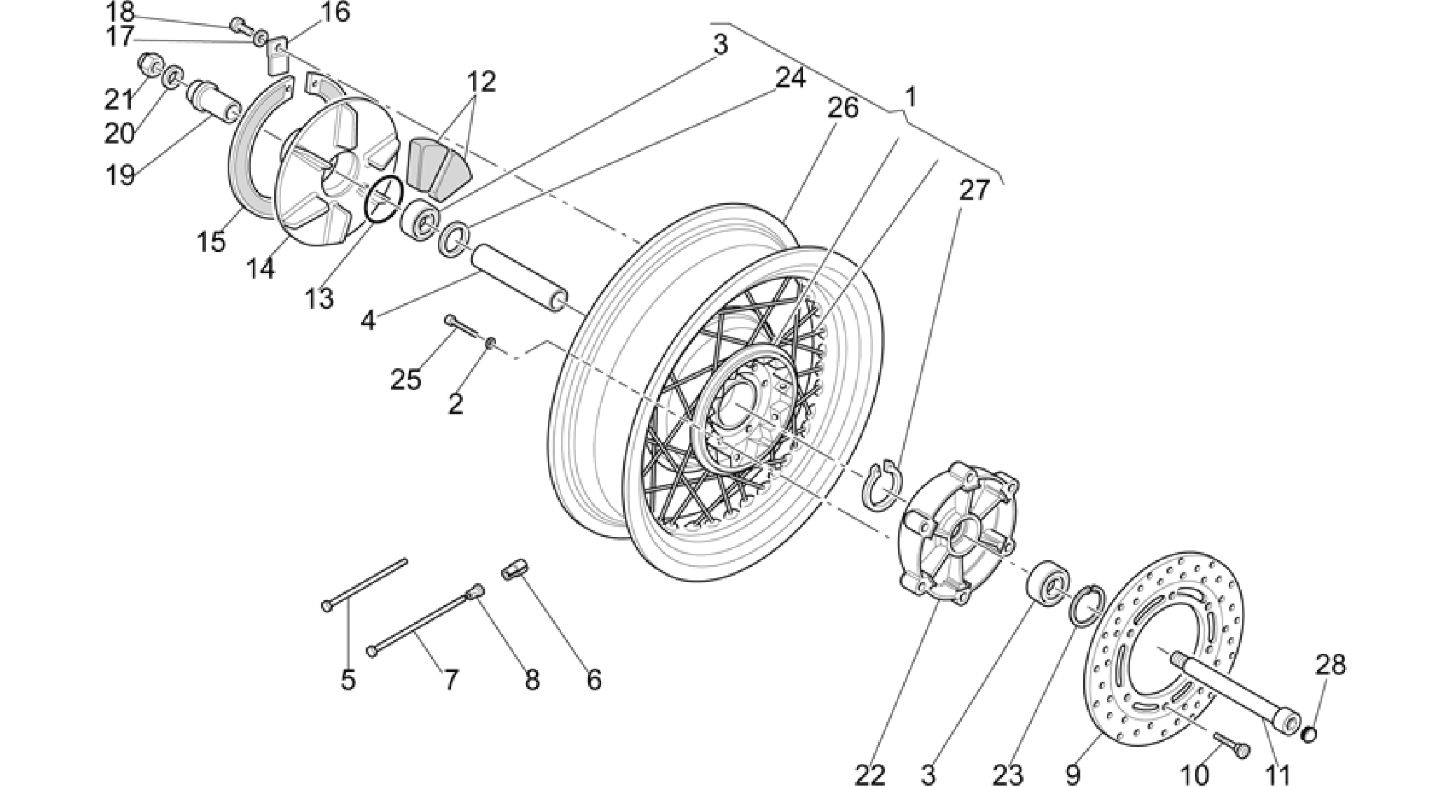 Rear wheel