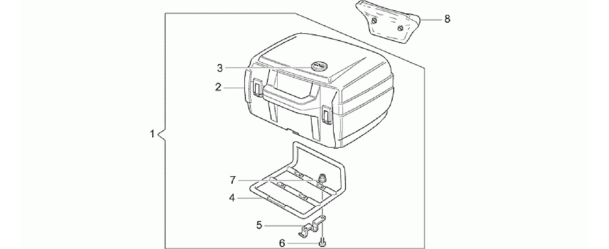 40 L top box
