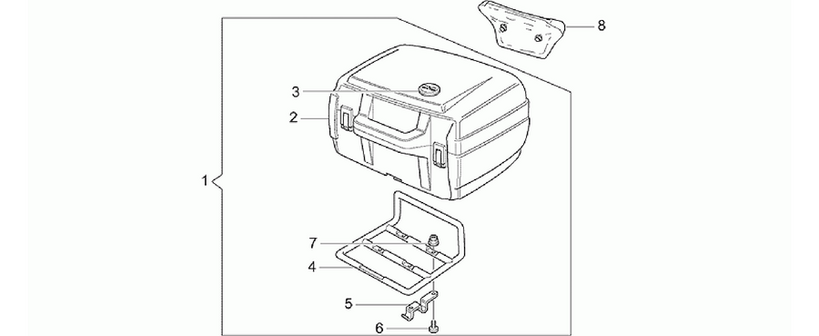 40 L top box