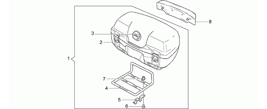 45 L top box
