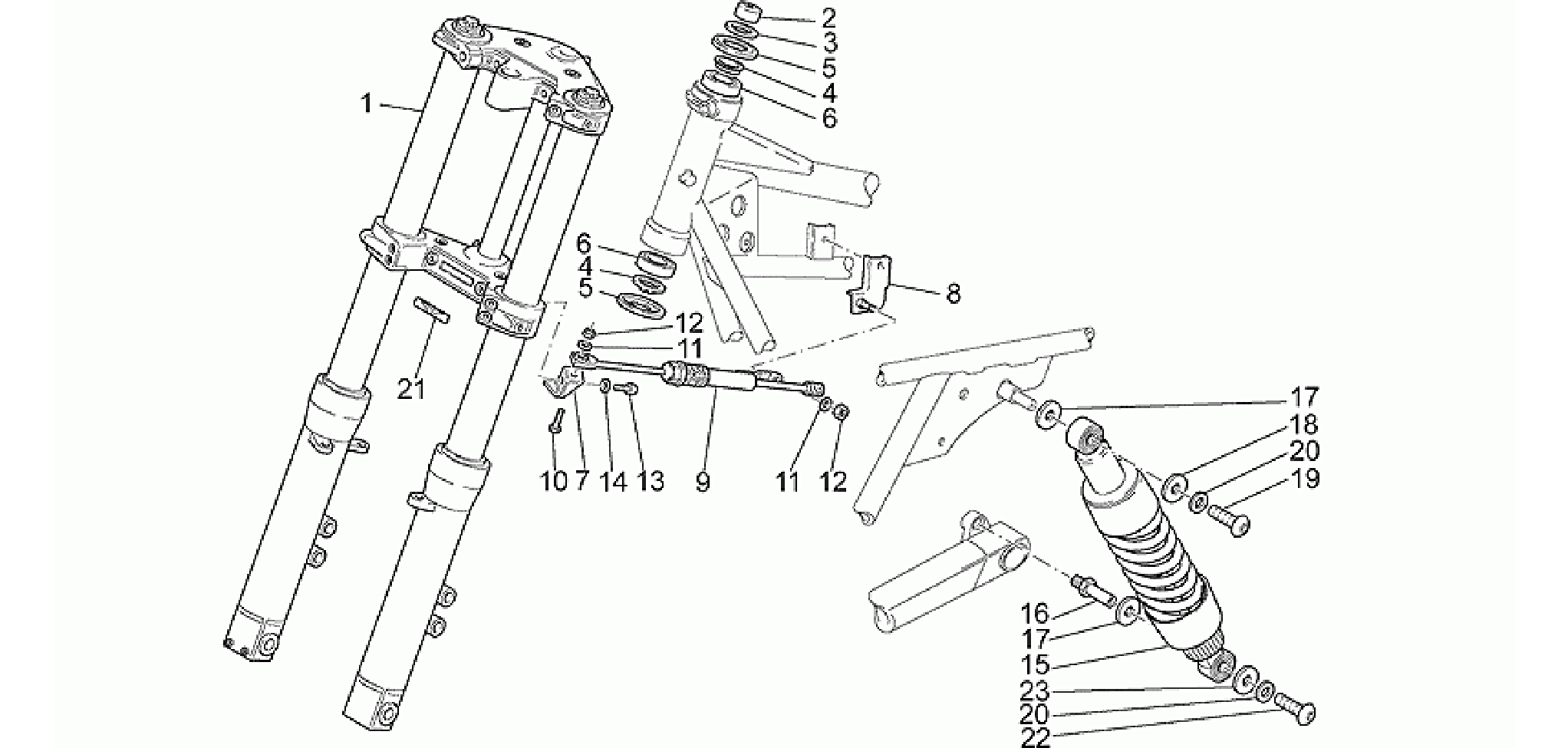 F.fork-R.shock absorber