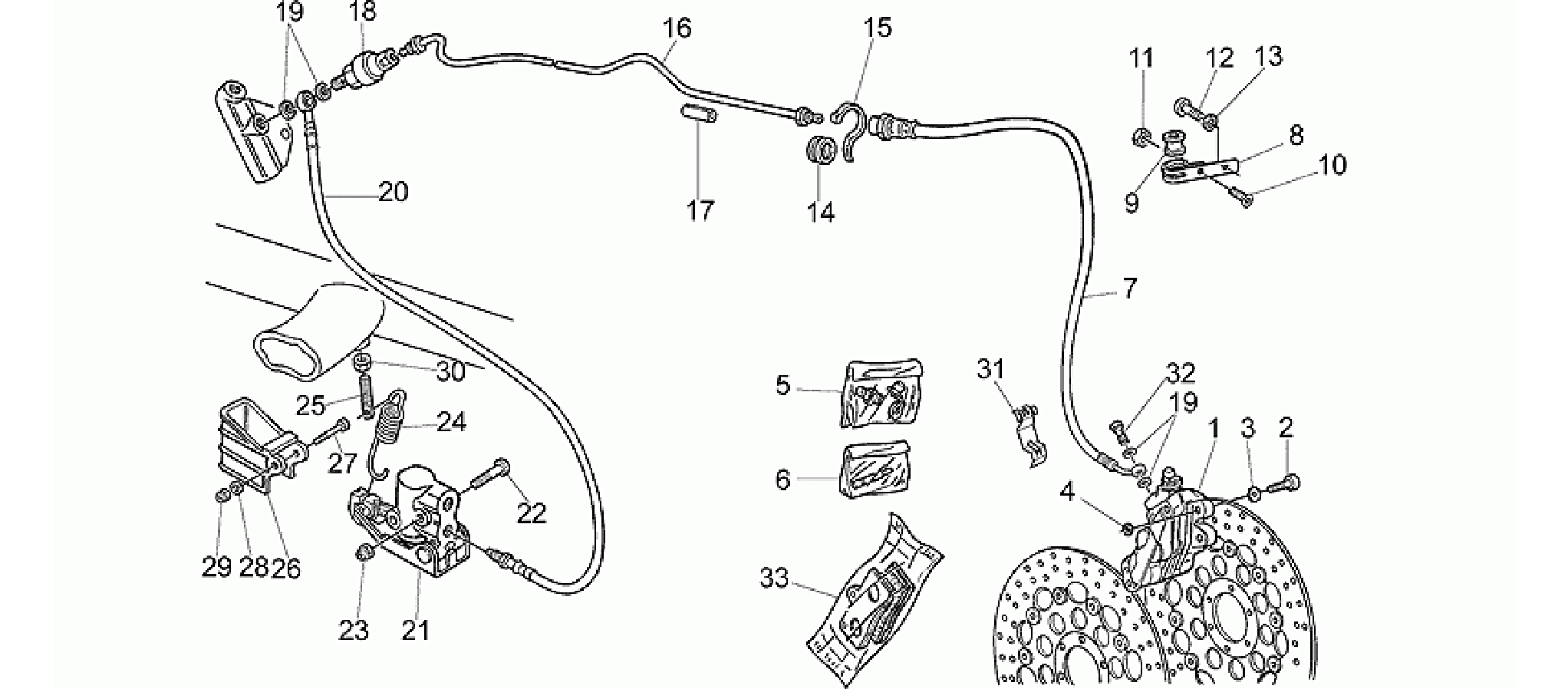 Front brake system