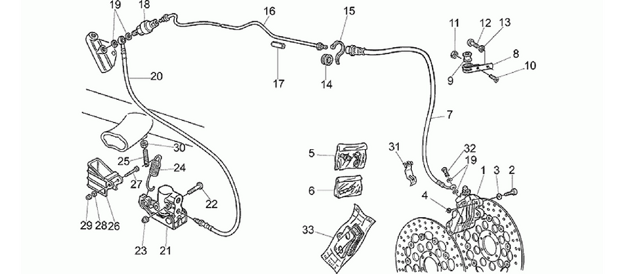 Front brake system