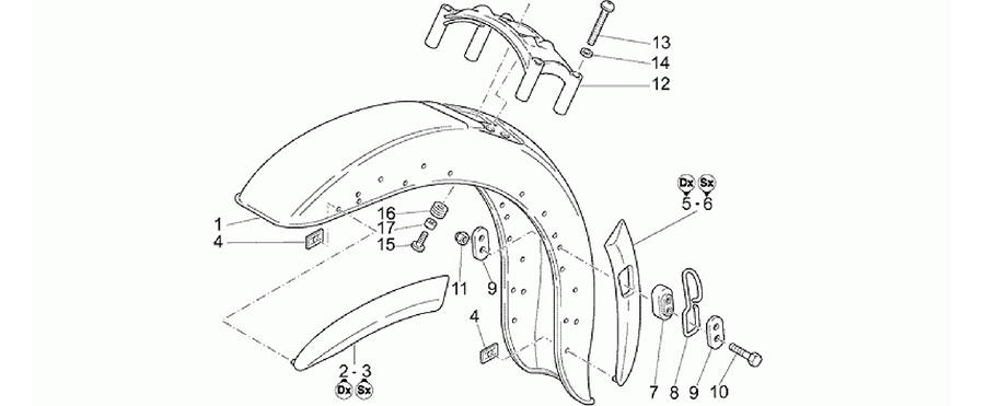 Front mudguard