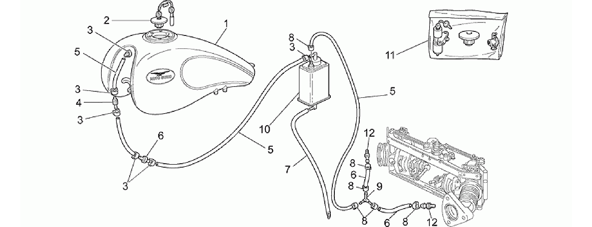Fuel tank, USA-CDN-SGP