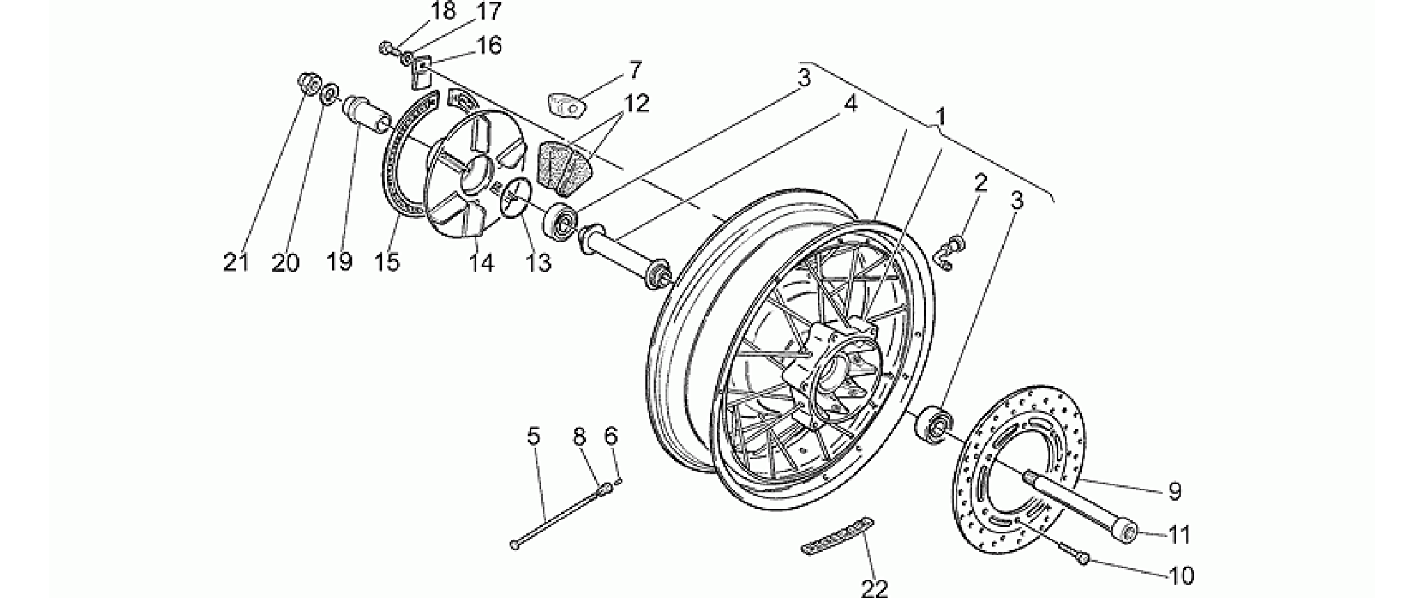 Rear wheel