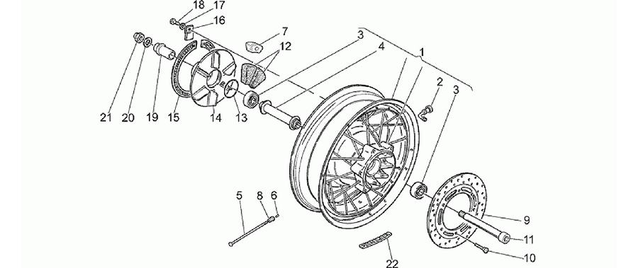 Rear wheel