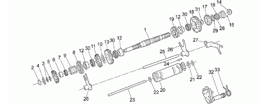 Driven shaft