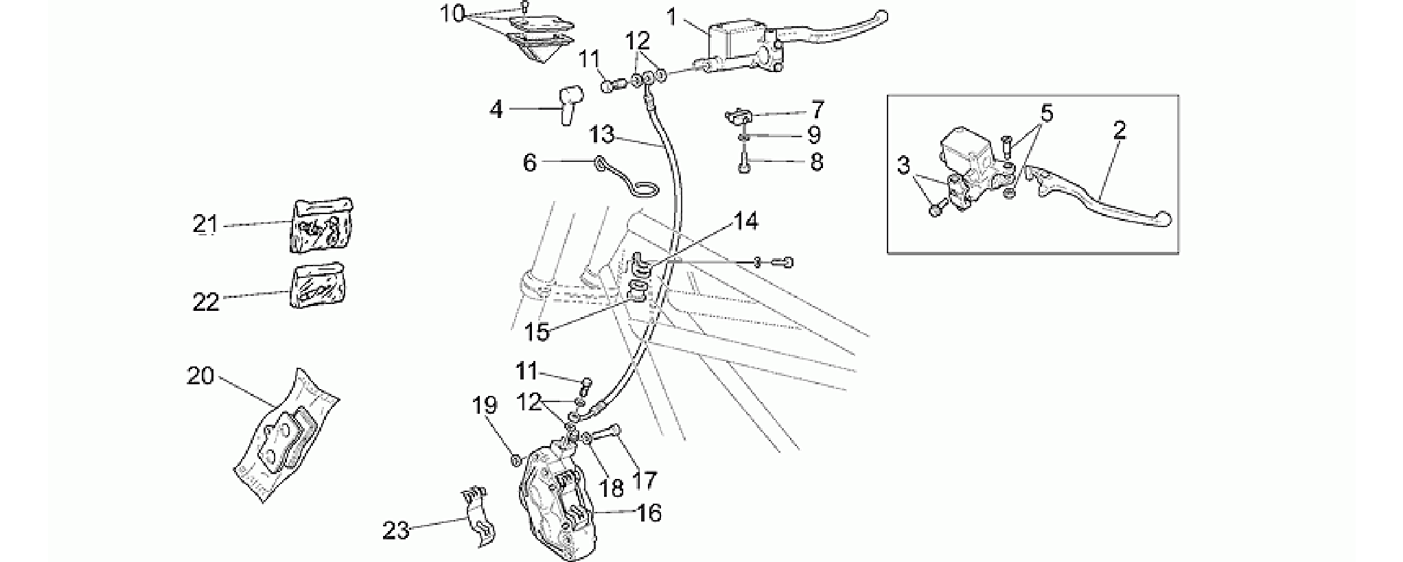 Front brake system