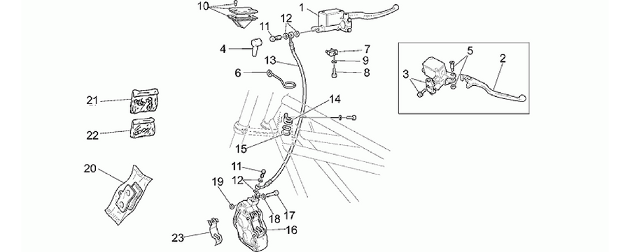 Front brake system
