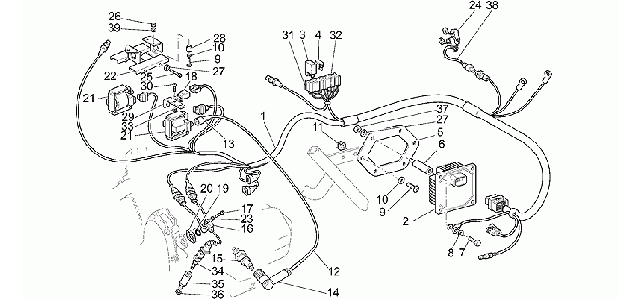 Injection electrical system