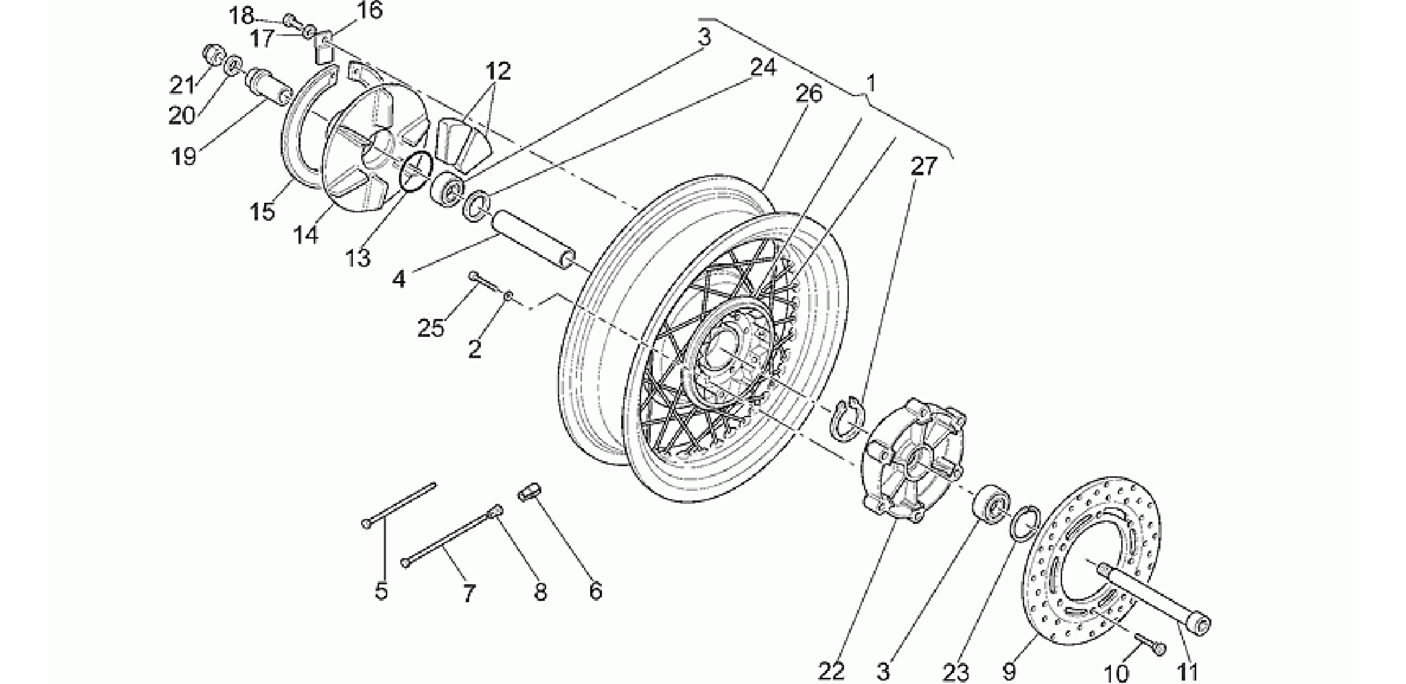 Rear wheel