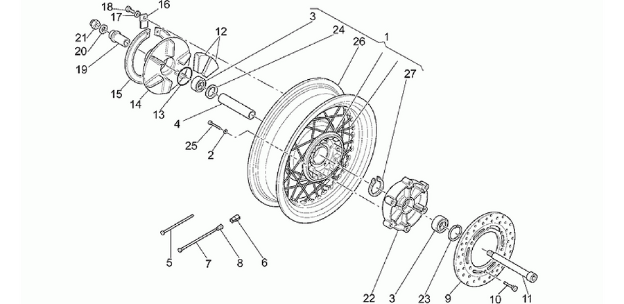 Rear wheel