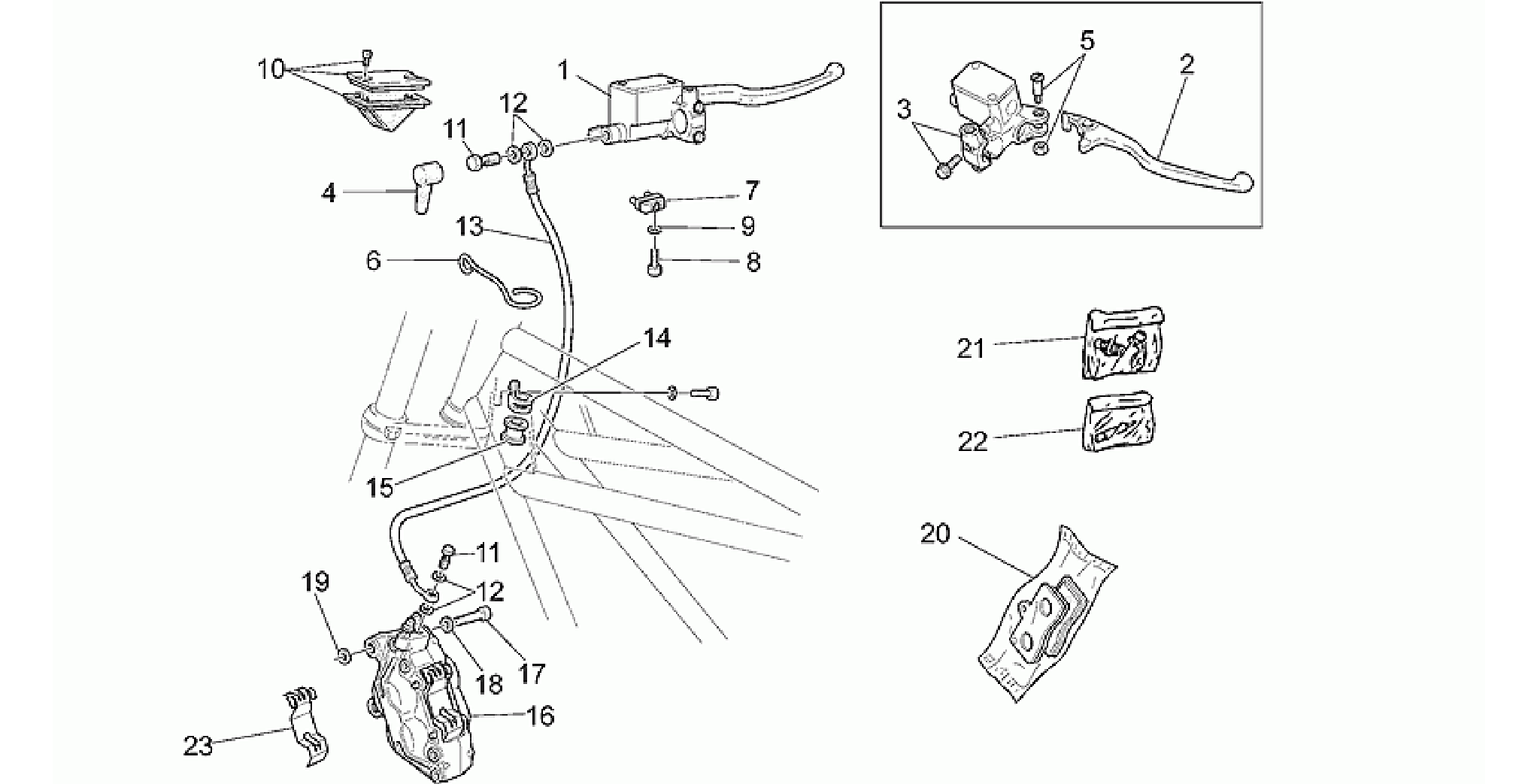 Front brake system