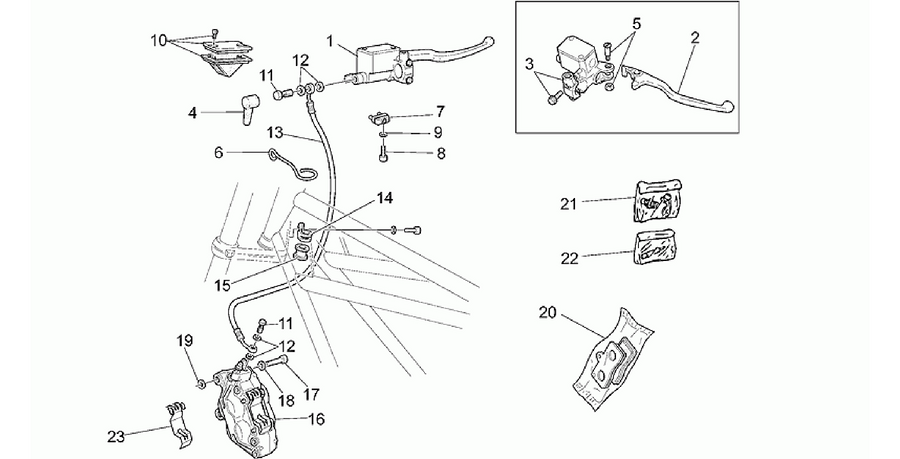 Front brake system
