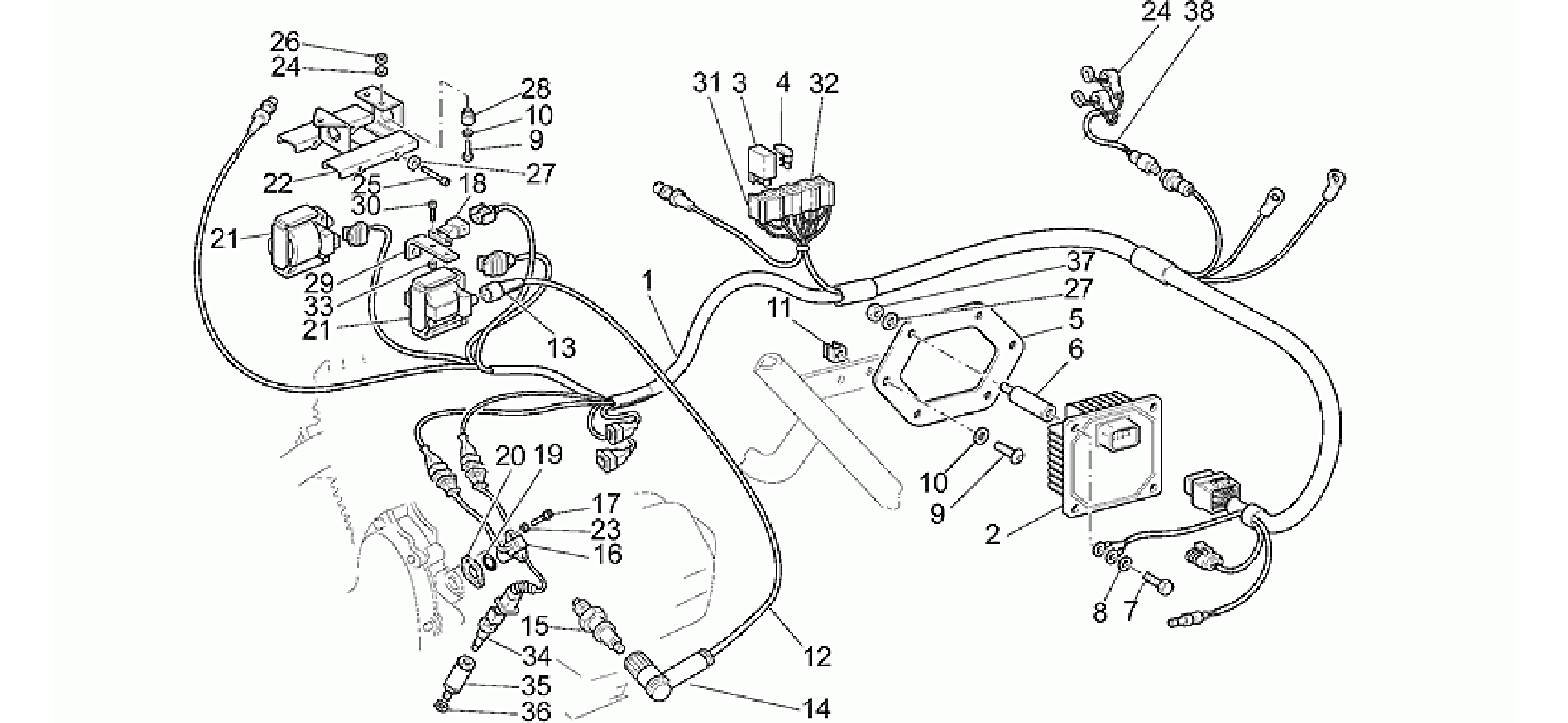 Injection electrical system