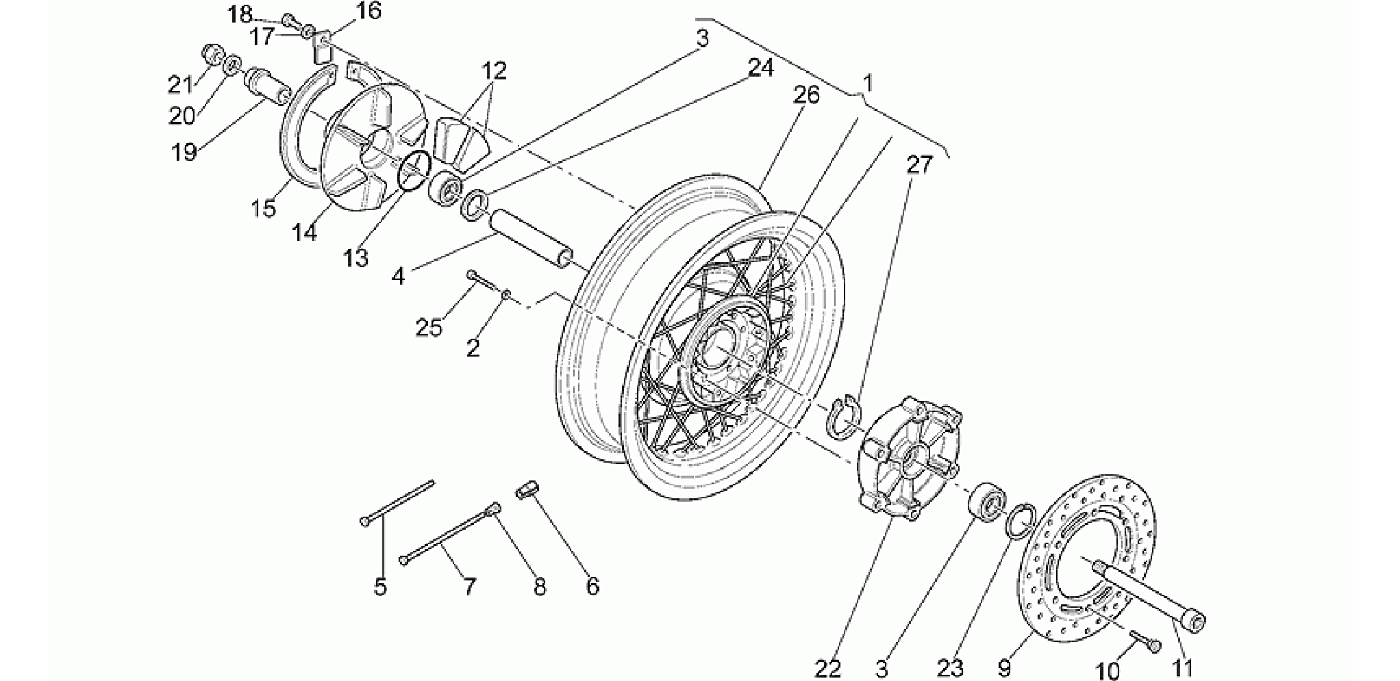 Rear wheel