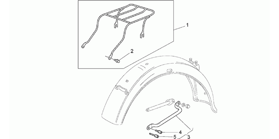 Small luggage rack