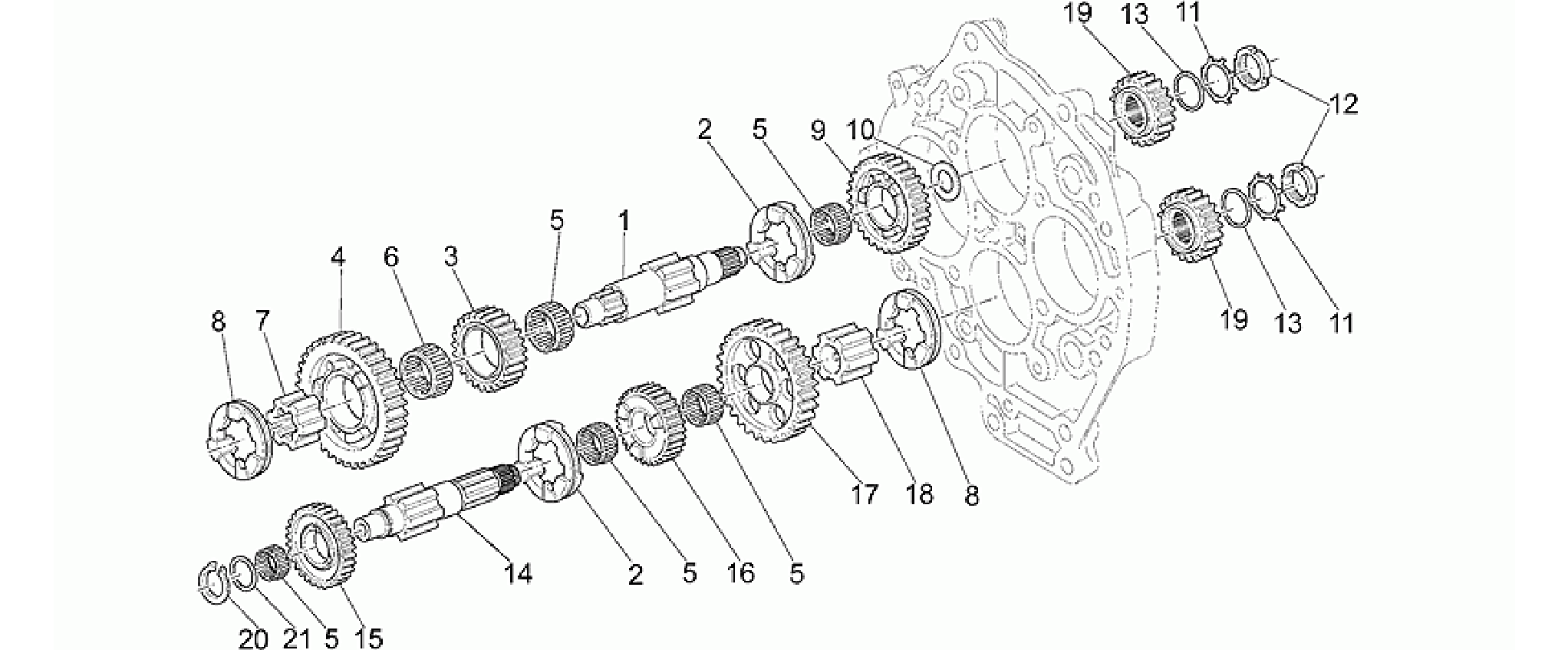 Driven shaft
