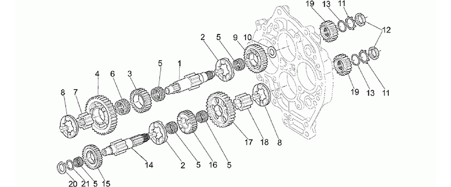 Driven shaft