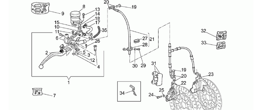 Front brake system