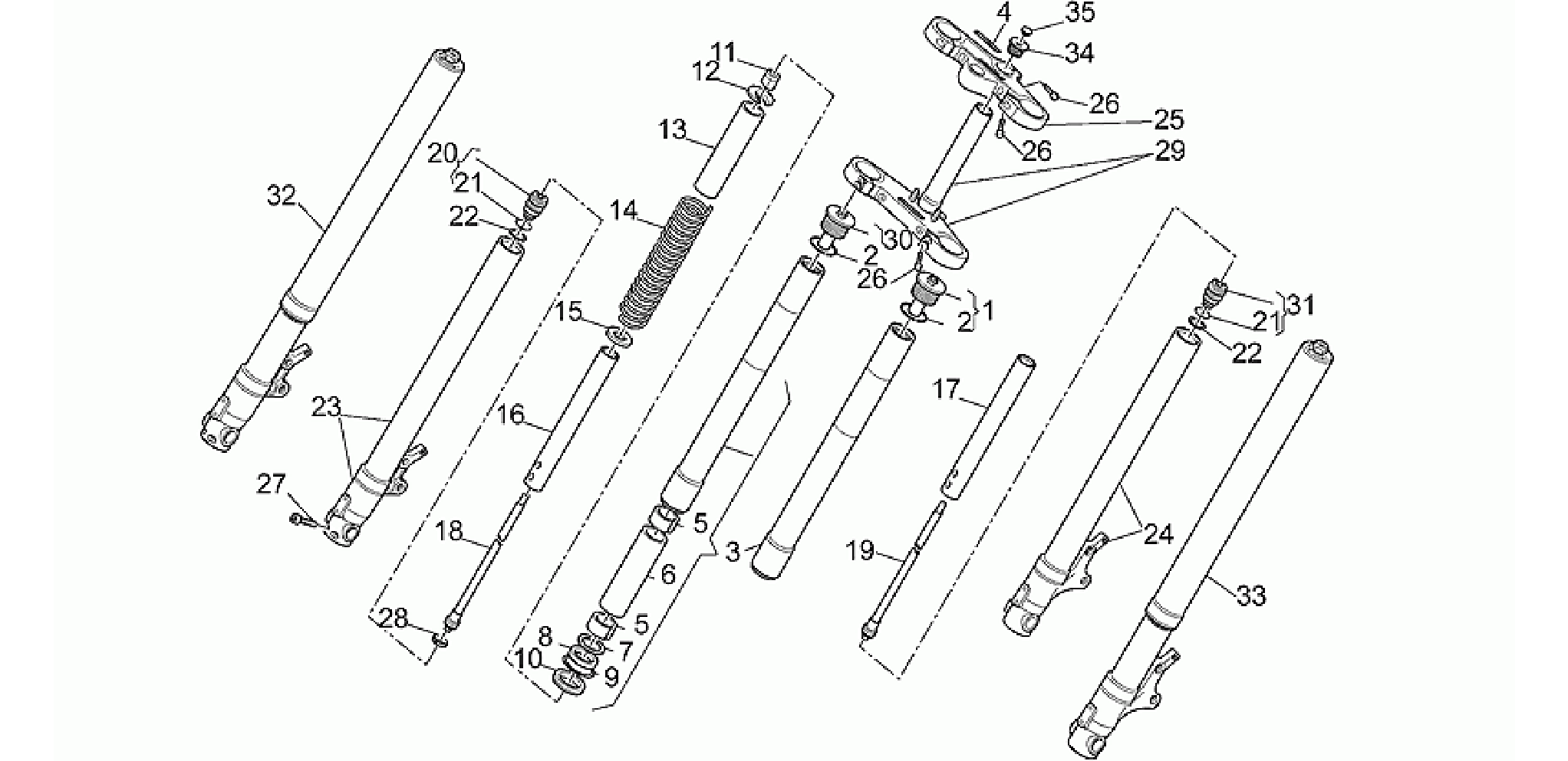 Front fork II