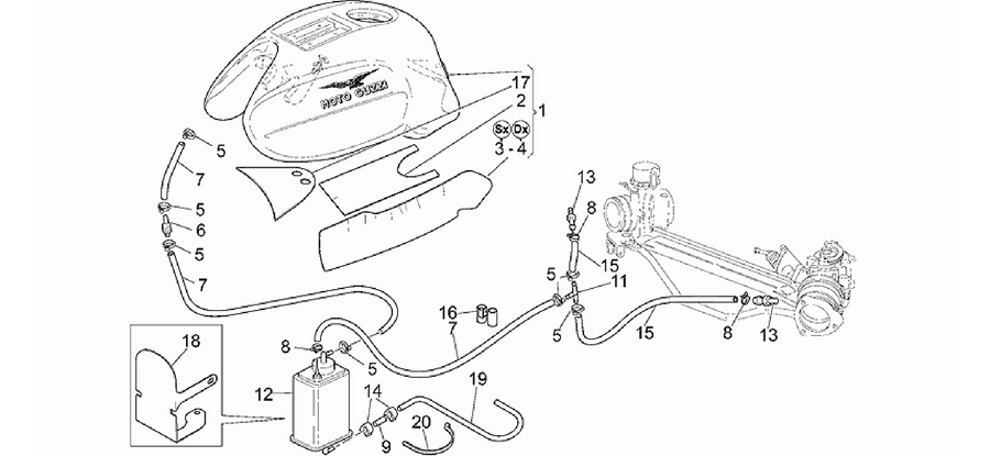 Fuel vapour recover system
