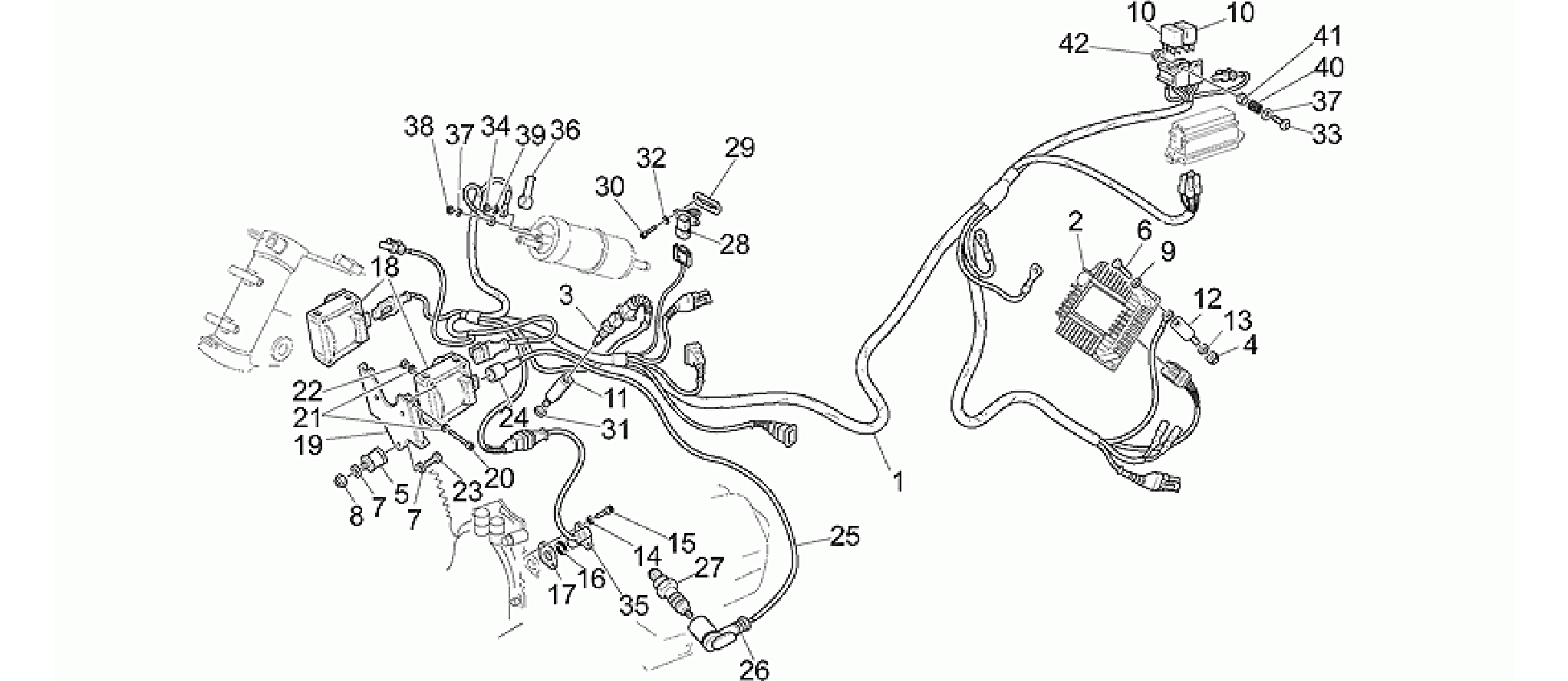Injection electrical system