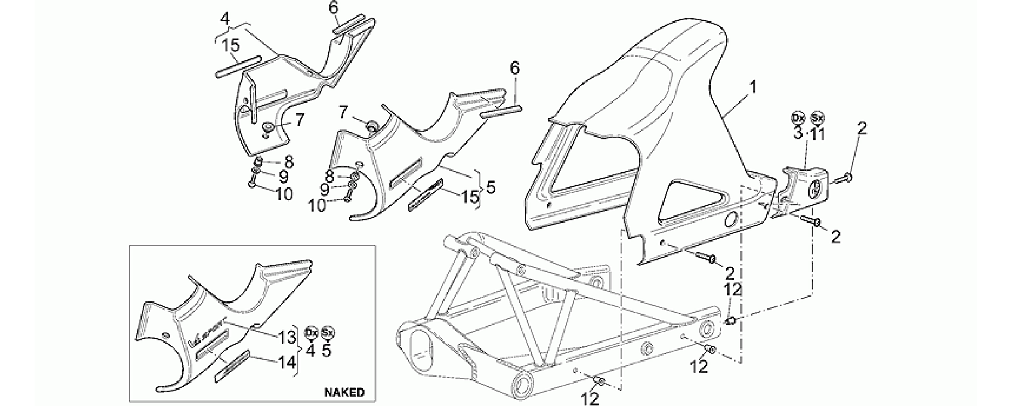 Rear body