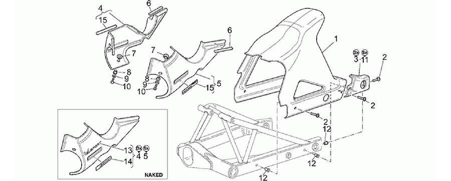 Rear body