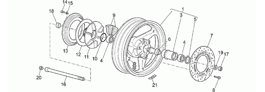 Rear wheel