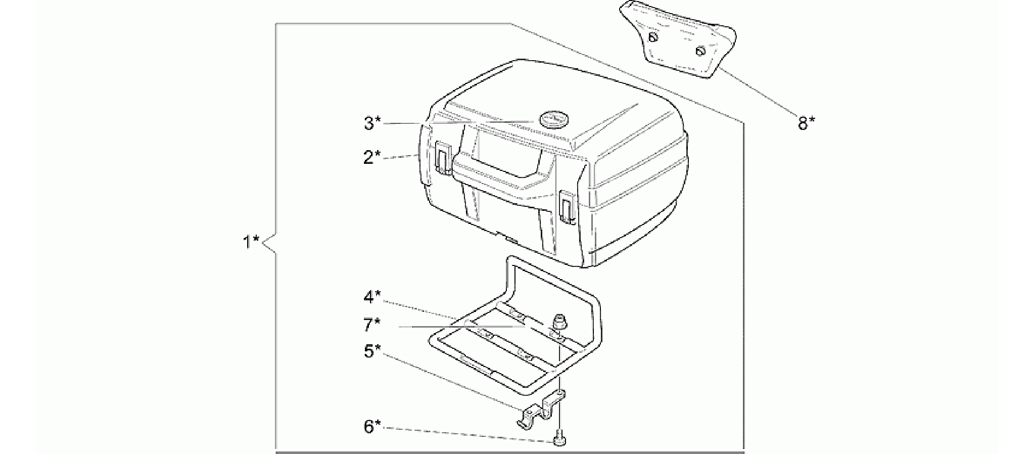 40 L Optional top box