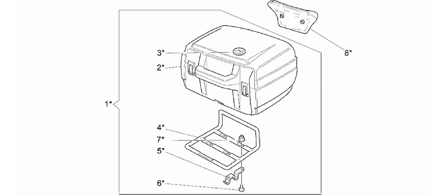 40 L Optional top box