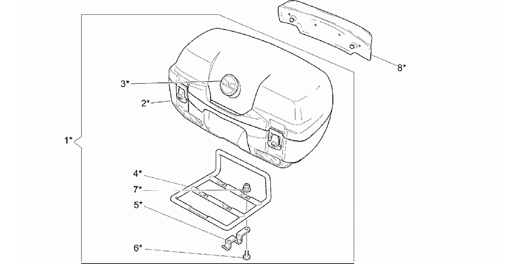 45 L Optional top box