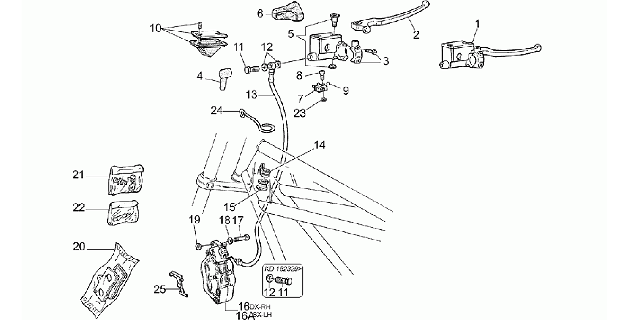 Front brake system