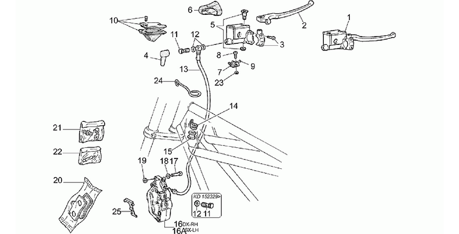 Front brake system