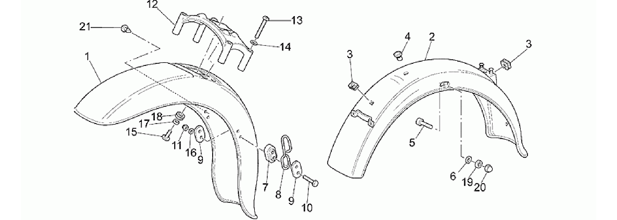 Front/Rear mudguard