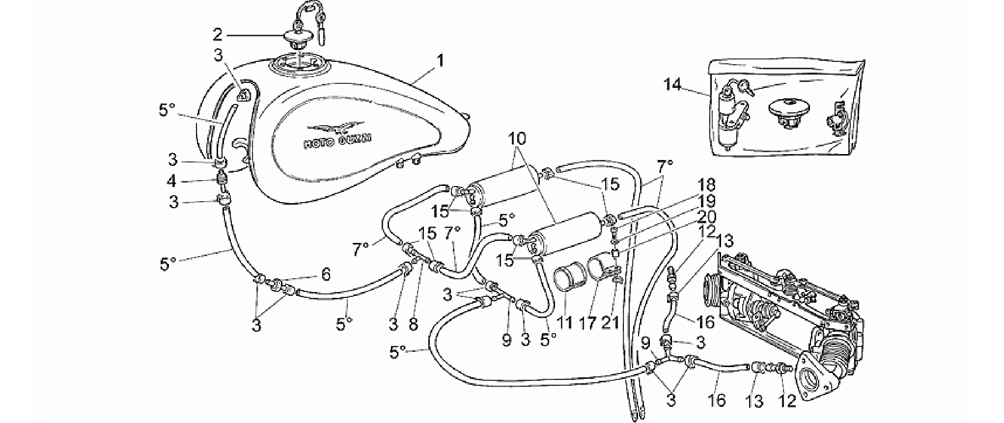 Fuel tank, USA-CDN-SGP