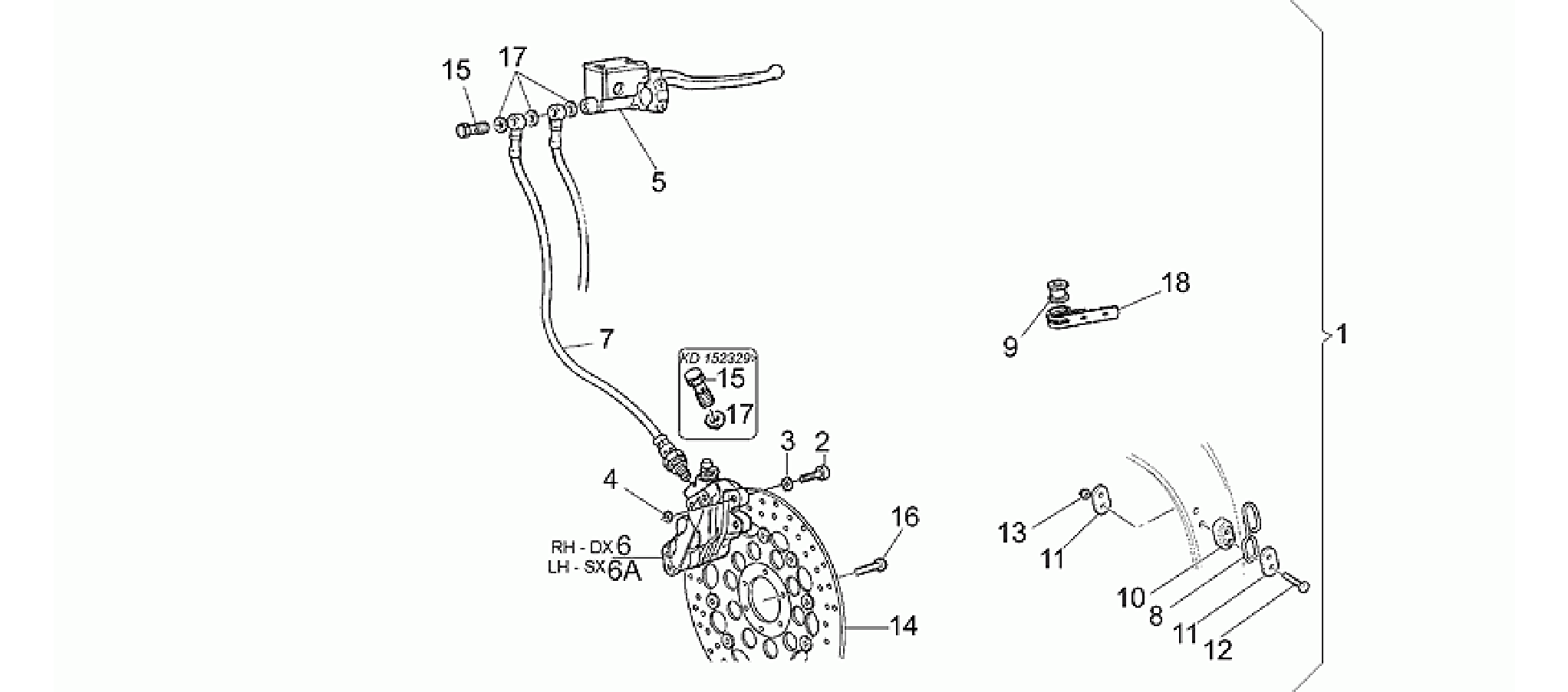 Optional front brake system