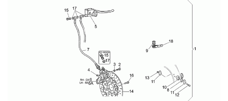 Optional front brake system