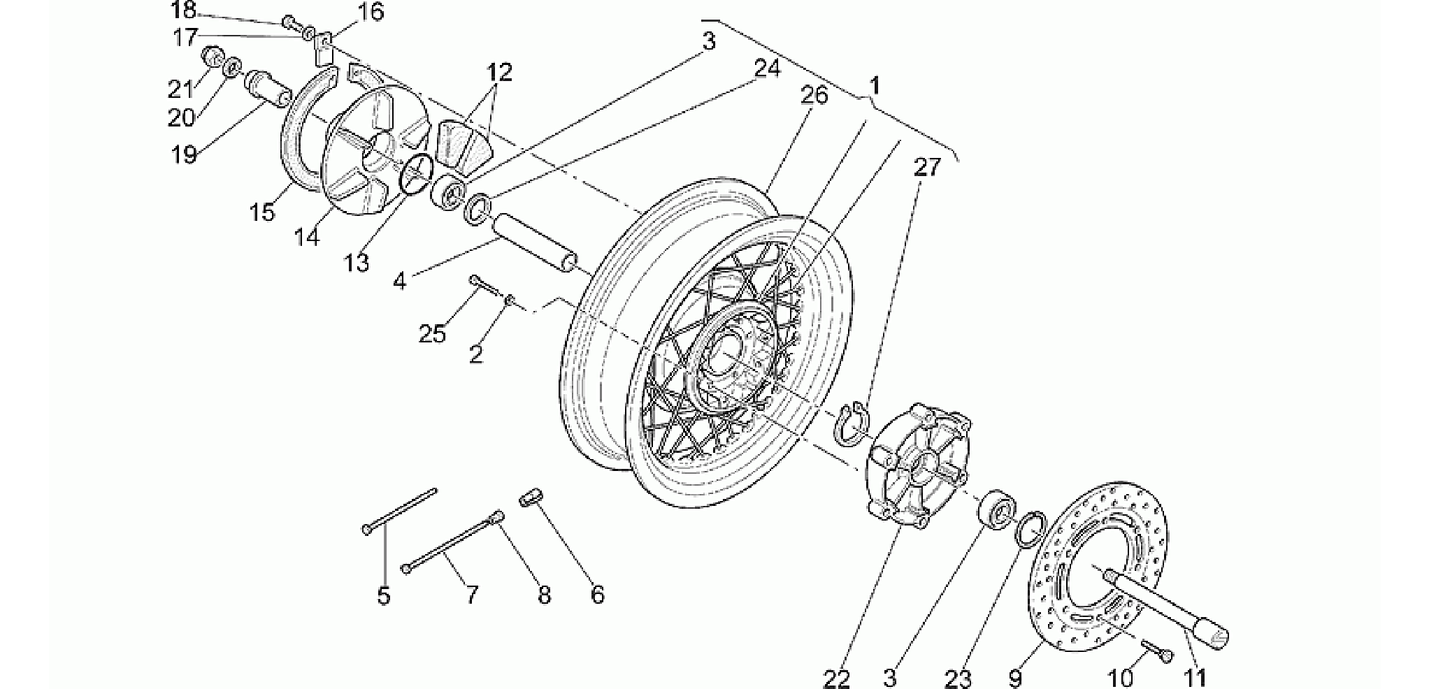 Rear wheel