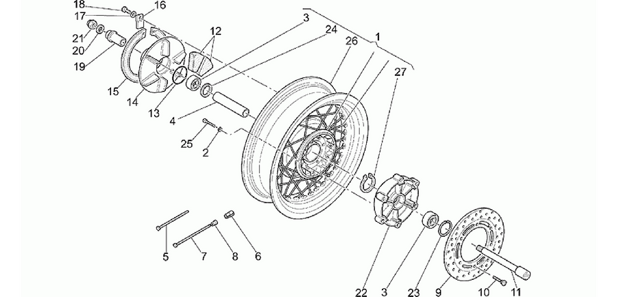 Rear wheel