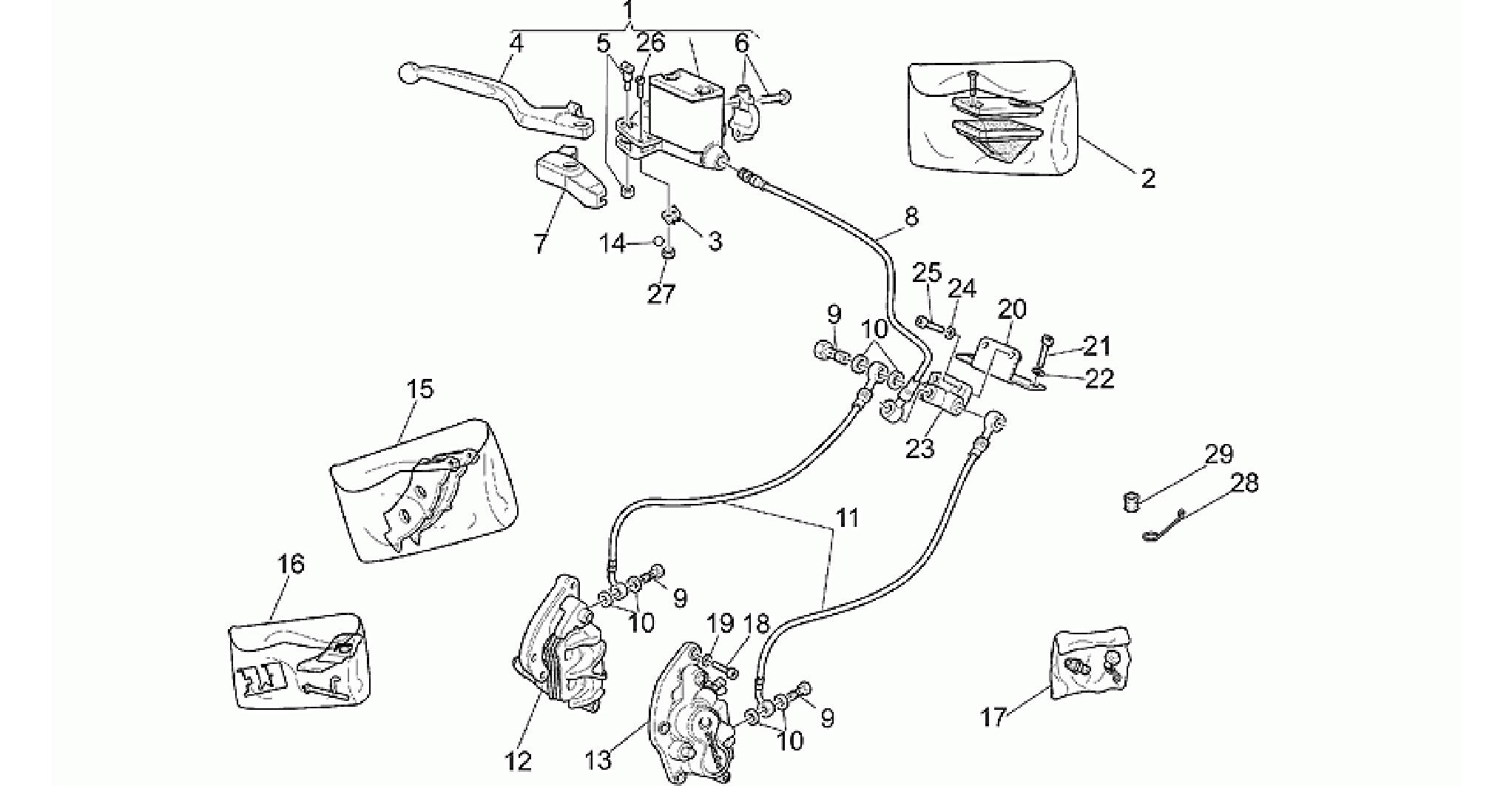 Front brake system