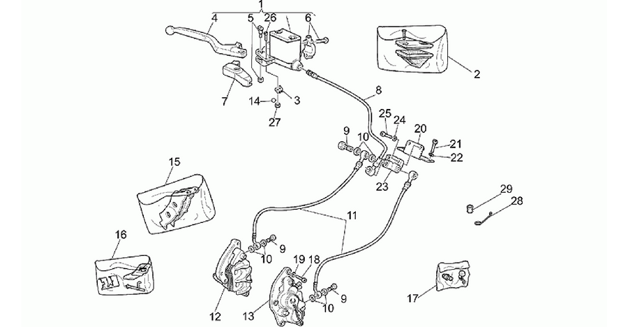 Front brake system